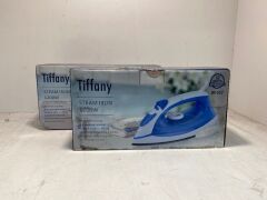 Tiffany 1200W Steam Iron (Qty 2)