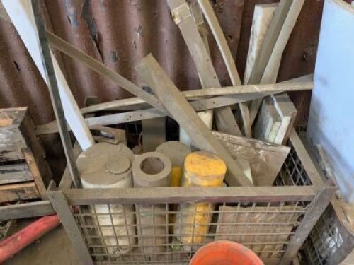 2 Bins of Assorted engineers plastic offcut