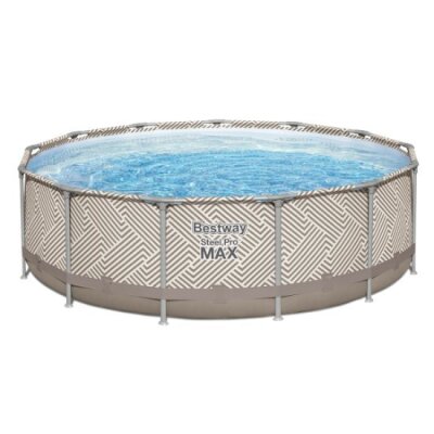 Power Steel Round Pool Set with Canopy, 3.96m x 1.07m