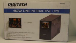 Digitech 650VA/390W Line Interactive UPS with LCD and USB