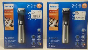 Phillips Multigroom series 7000 12-in-1, Face, Hair and Body - MG7735/15 - 2 x units - 2