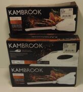 Kambrook Pro Carve Electric Knife - KEK120WHT - 4 x units - 2