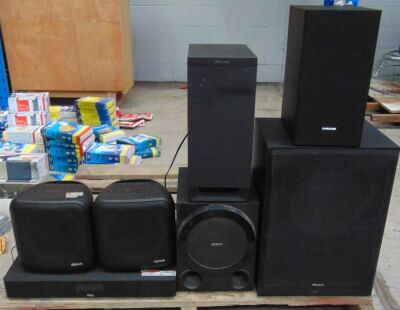 Bulk Lot Speakers - Misc Brands - Incomplete lot