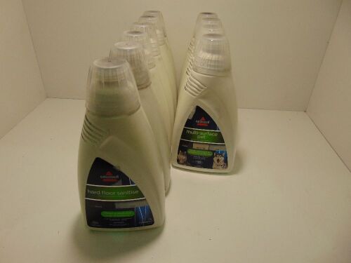 Bissell CrossWave Sanitize Formula 1000ml x 6 bottles + Bissell CrossWave Multi Surface Pet Formula 1000ml x 4 bottles