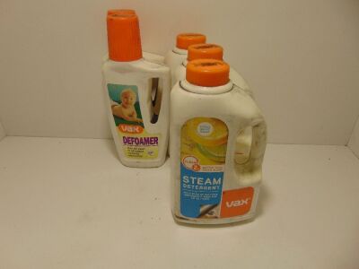 Vax 1L Citrus Burst Steam Detergent x 3 bottles Vax Carpet Cleaning Deoderisor Disinfectant x 2 bottles