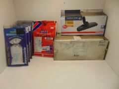 Misc Vacuum Heads (Boxed) x 3 + Unifit Vacuum Bags x 3 + Sunsack Mould Reducer (Reusable) x 5