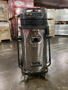 Klenco Kinetix DSW 6S industrial vacuum cleaner (wet & dry), 220-240V, 50-60Hz, 260W 280W max., Airflow 430m3/h, 2 stage fan, Suction 24120 Pa. Approx. Tank Capacity (gross/nett) 89/67 Replacement Cost – S$1,000+. Replacement Cost for new hose of 25 metre - 3