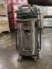 Klenco Kinetix DSW 6S industrial vacuum cleaner (wet & dry), 220-240V, 50-60Hz, 260W 280W max., Airflow 430m3/h, 2 stage fan, Suction 24120 Pa. Approx. Tank Capacity (gross/nett) 89/67 Replacement Cost &ndash; S$1,000+. Replacement Cost for new hose of 25 metre - 2