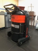 KIEKENS KE 1000 Industrial Vacuum Cleaner (Single Phase), 230V, 50/60Hz, Airflow 540m3/h, Motor power 3 x 1000W, Suction Pressure 21000 Pa. Approx. dust container Capacity 55l Replacement Cost - S$4,000+. Replacement Cost for new hose of 25 metres in len - 2