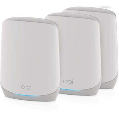 NETGEAR Orbi RBK763S AX5400 Tri-Band Mesh Wi-Fi 6 System (3 Pack)