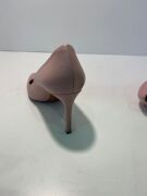 One Pair of Bally womens shoes, pink leather, size 38. - 3