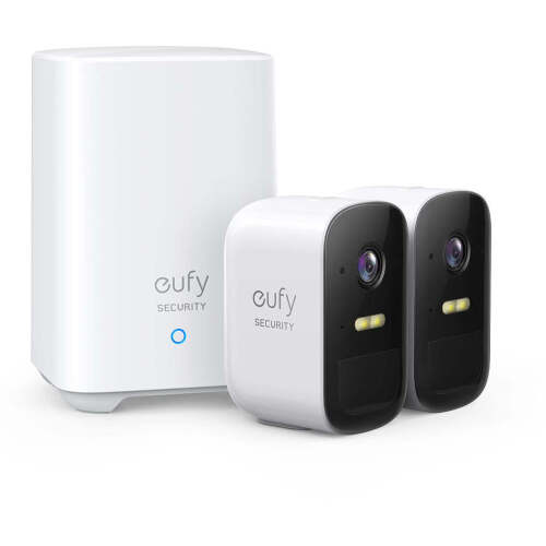 eufy Security eufyCam 2C Pro 2K Wireless Home Security System (2 Pack) MODEL: T8861CD1