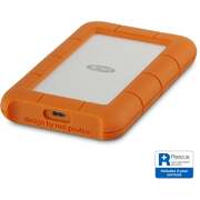 LaCie Rugged 2TB USB-C Portable Hard Drive MODEL: STFR2000800