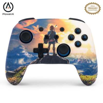 PowerA Enhanced Wireless Controller for Nintendo Switch (Kingdom of Hyrule) MODEL: 1526541-01