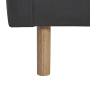 1 x Hartley Leather Armchair - Grey - 6