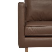 1 x Hartley Leather Armchair - Tan - 5