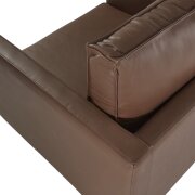1 x Hartley Leather Armchair - Tan - 6