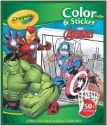 5 x Crayola Color & Sticker Book: Marvel Avengers