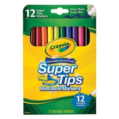 20 x Crayola Super Tip Markers 12pk