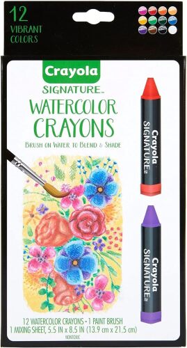 8 x Signature 12ct Premium Watercolor Crayons
