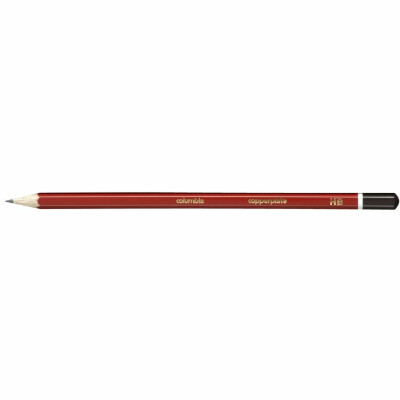 50 x Columbia Pencil Copperplate Hex HB