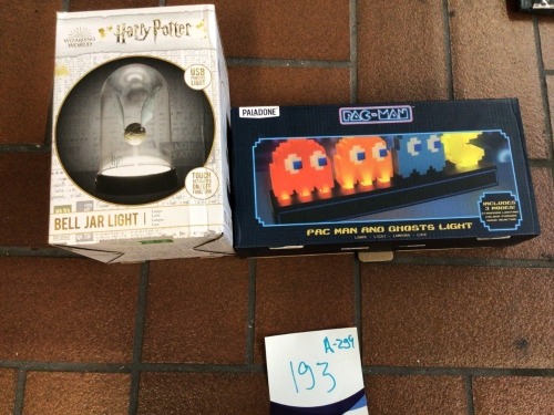 Bundle of 2x Lights Harry Potter and PAC Man