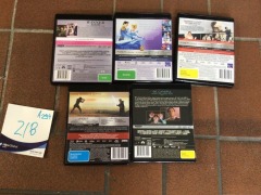 Bundle of 5x Mixed DVD Movies - 2