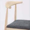 1 x Colt Bar Stool - Grey + Natural - 4