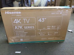 Hisense 43" A7KAU 4K UHD LED Smart TV [2023] MODEL: 43A7KAU - 2