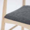 1 x Colt Bar Stool - Grey + Natural - 5