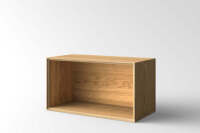 1 x Sudut Bookcase - Medium - Natural