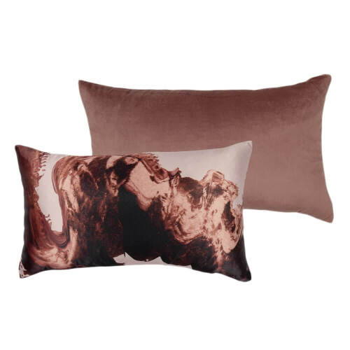 7 x Iron + Wine Long Cushions - Blush - 50 x 30cm