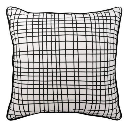 2 x Sloan Cushions - White + Black