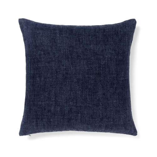 2 x Vintage Linen Cushions - Indigo