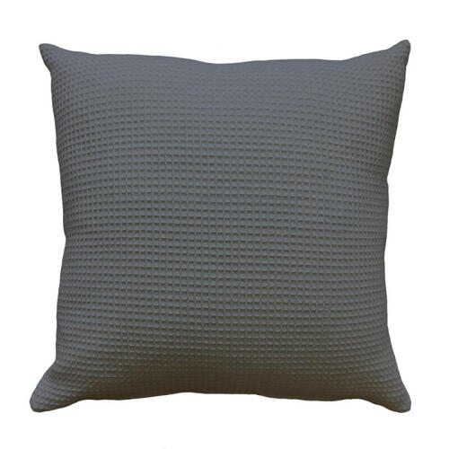 5 x Waffle Cushions - Charcoal Grey