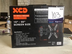XCD Full Motion TV Wall Mount Small to Medium (15" - 55") XCDFMMEDT - 3