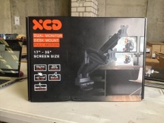 XCD Full Motion Dual Monitor Desk Mount - 2