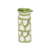 4 x Driptopia Oval Bud Vases - Green