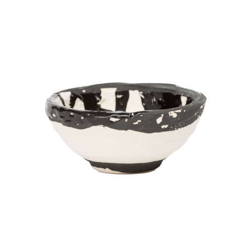 3 x Driptopia Small Bowls - Black + White