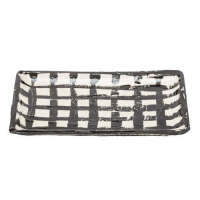 4 x Driptopia Square Trays - Black + White
