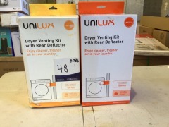 Bundle of 2 x Unilux ULX104 Universal Venting Kit