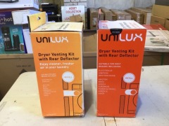 Bundle of 2 x Unilux ULX104 Universal Venting Kit - 4