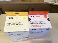 Bundle of 2 x Unilux ULX104 Universal Venting Kit - 5