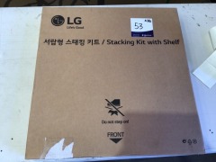 LG STKIT-WH Washer & Dryer Stacking Kit (White) - 3