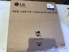 LG STKIT-BK Washer & Dryer Stacking Kit (Black) - 2