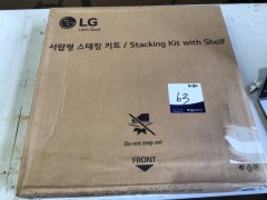 LG STKIT-WH Washer & Dryer Stacking Kit (White) - 2