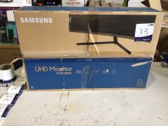 Samsung 32" 4K Ultra HD Curved Monitor' - 4