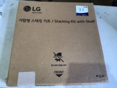 LG STKIT-WH Washer & Dryer Stacking Kit (White) - 2