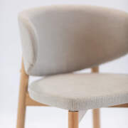 3 x Amber Grey Dining Chairs - 4