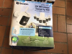 Swann AllSecure650 4 Camera Wireless 2K 1TB Security System MODEL: 5572351 - 5